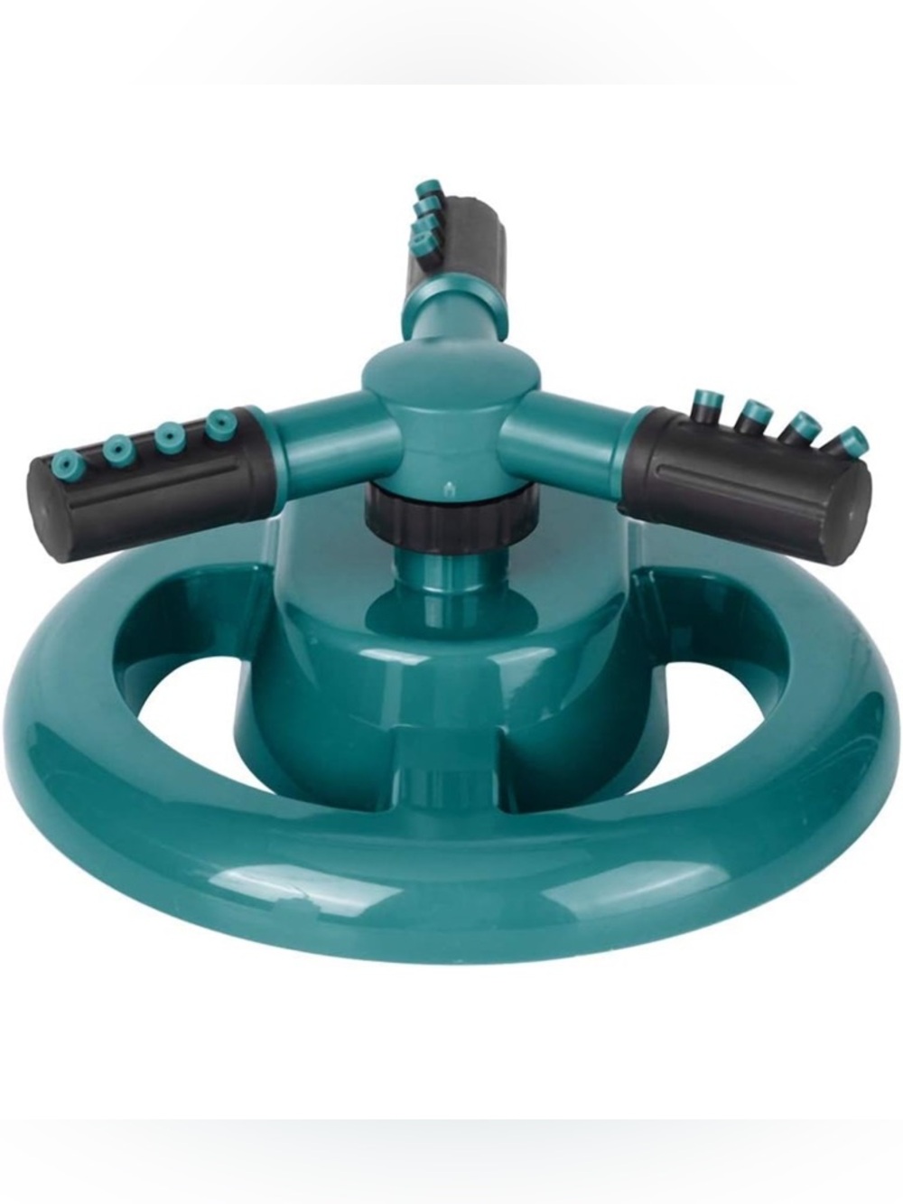 Lot of 2 Lawn Sprinklers 3 Arm Rotary Adjustable Garden Water Sprayer New - Picture 6 of 11